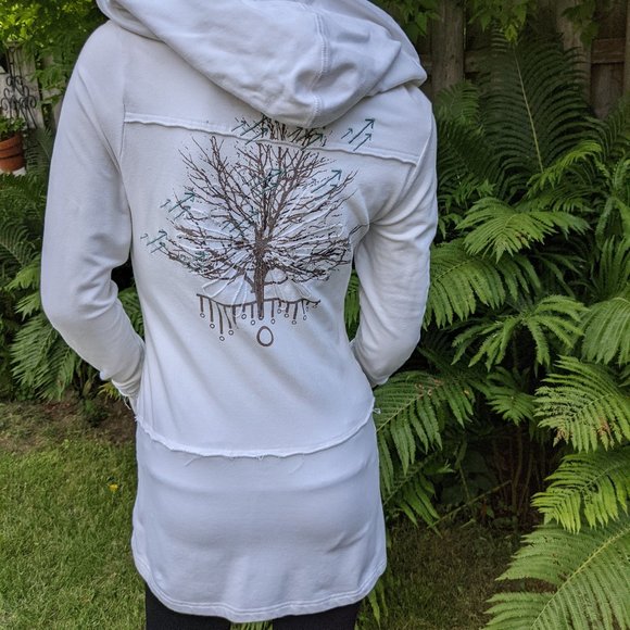 Long Athletic jacket with lots of detail and stretch - Picture 3 of 3